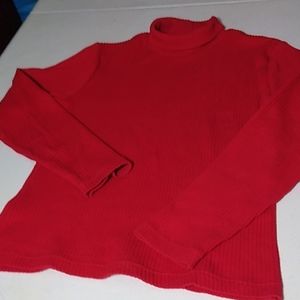Women's Turtle Neck Spandex Sweater
